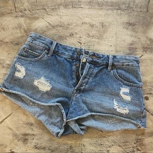 Roxy jean shorts worn 3 times